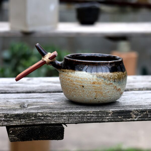 tasse avec anse en bois - Atelier Terre et Bois jj Leto Colmar