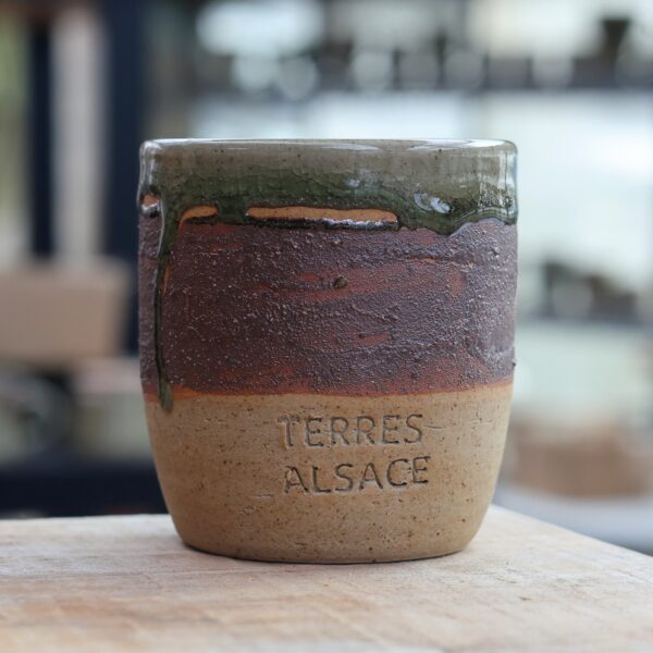 Mug sans anse en grès - Terres Alsace